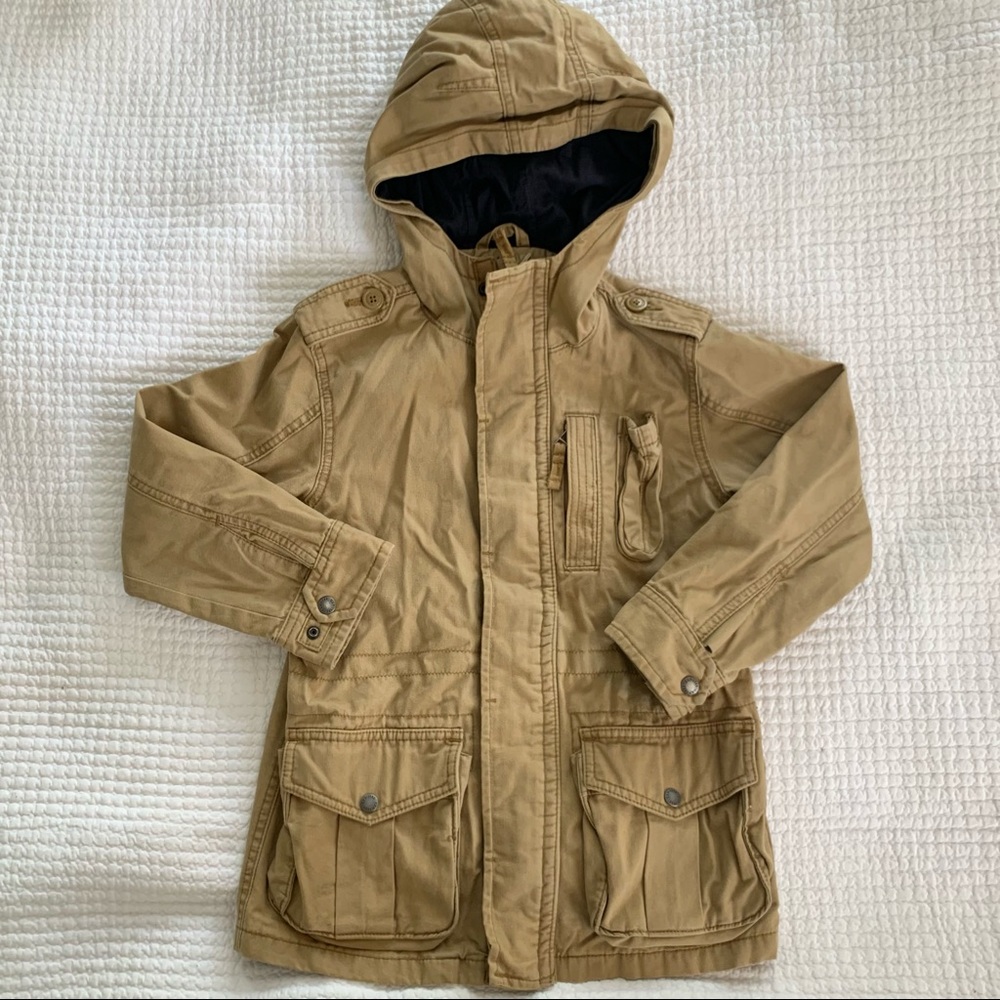 Gap boys hooded utility jacket